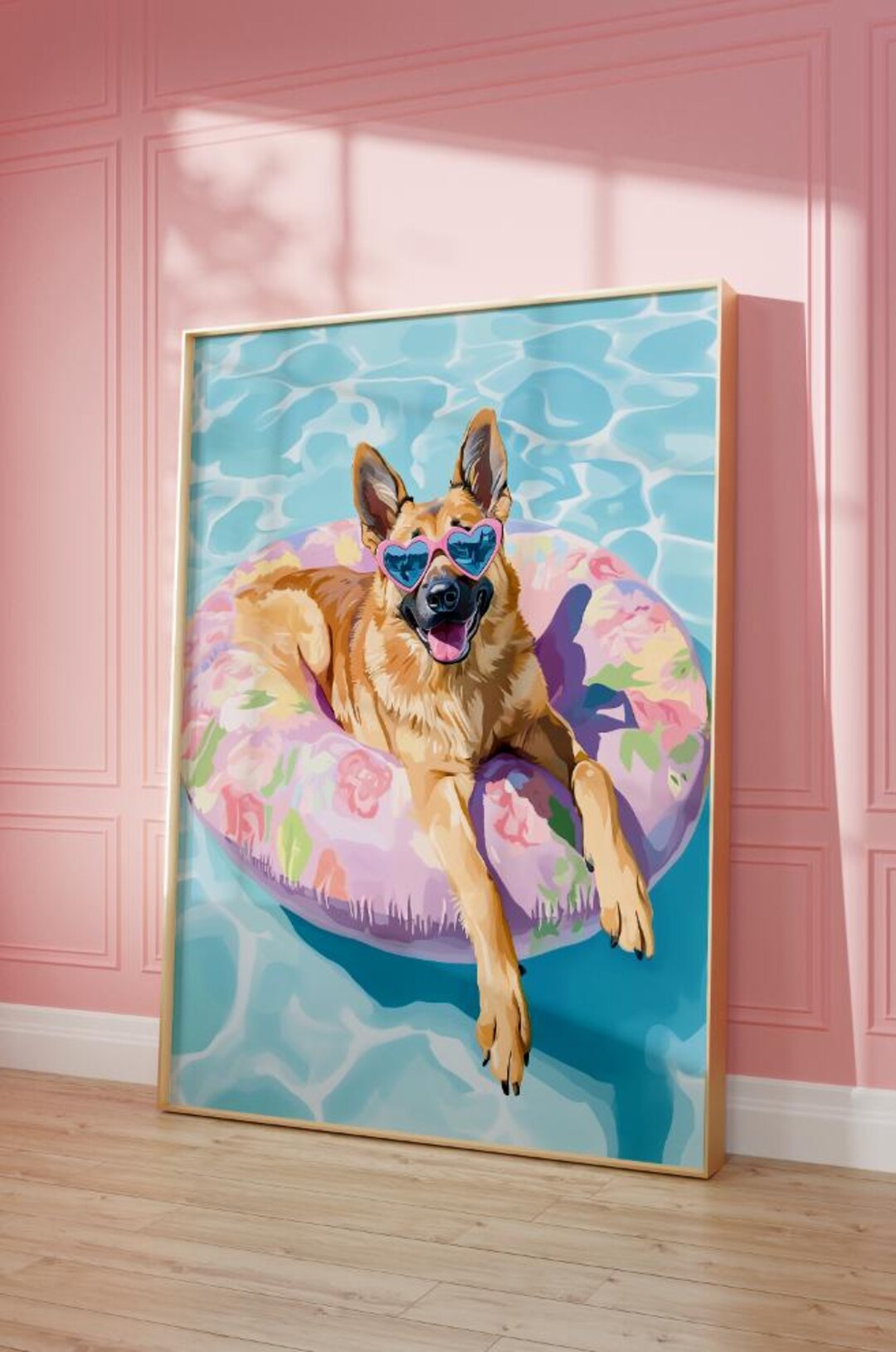 Poster In Metallo Vintage 'I Am Your Friend, Your Partner, Your German Shepherd' – Targa Decorativa 20x30 Cm Per Casa, Garage, Giardino - 2
