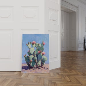 Disco cactus cowgirl kunst aan de muur, cowgirl slaapzaal decor, funky disco muur print digitale download poster barwagen, preppy roze kamer decor esthetiek