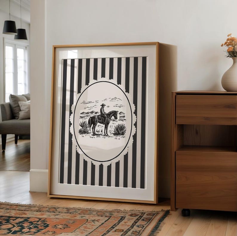 Vintage Cowboy Print: Western Nursery Decor (digital Download - Etsy