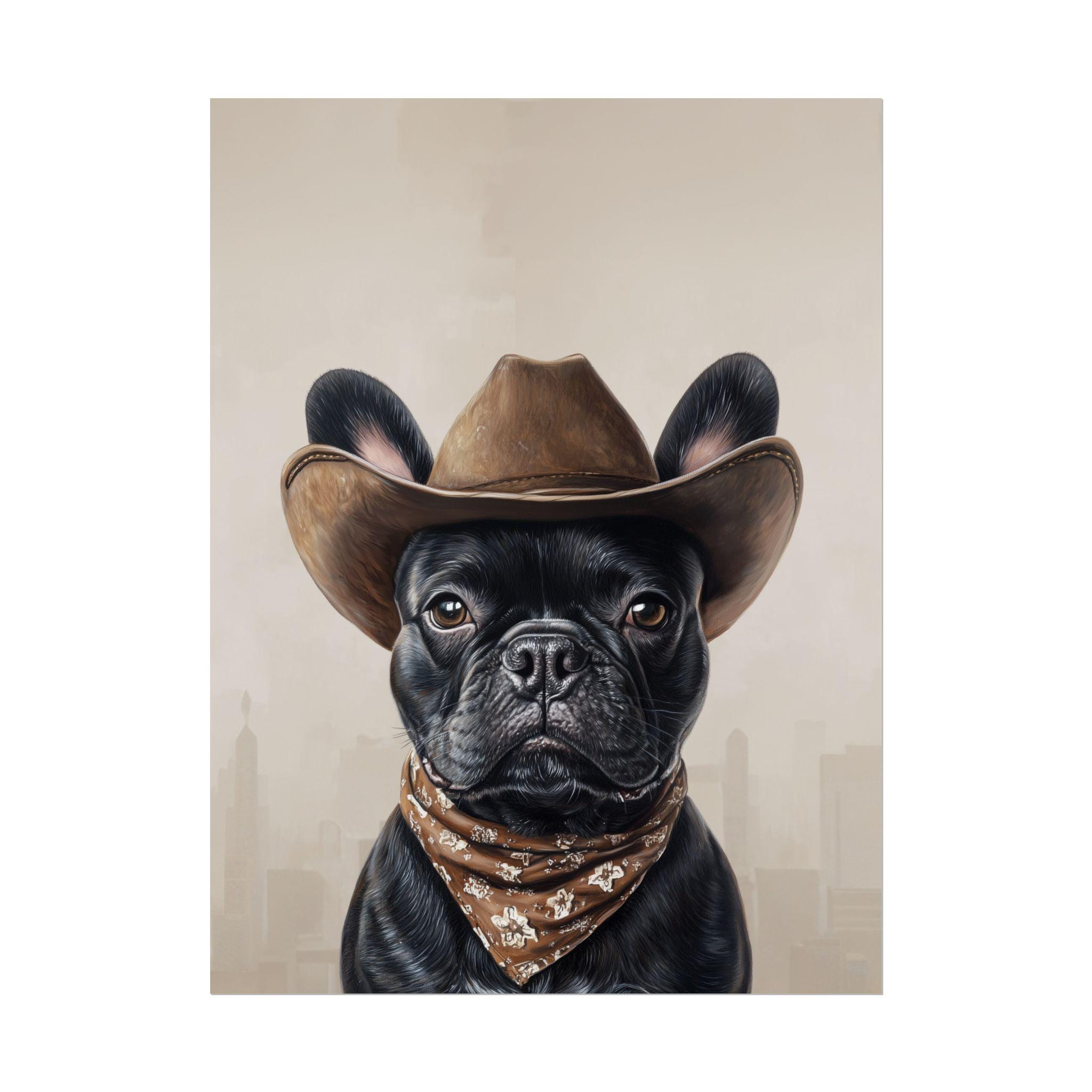 Panneau Néon Pour Décoration Murale, Bouledogue Français à