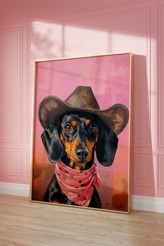 Dachshund Bandana Set - Pink Dachshund Bandana Set - Pink