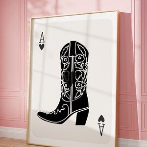 Cowboy Playing Card Digital Download Vintage Cowboy, Rodeo Cowboy ...
