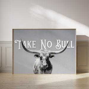 Vintage Cowgirl Wall Art, Retro Western Longhorn, Western Wall Art Vintage Bar Cart, Dorm Retro Decor, Printable Wall Art