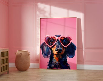 Society6 ケース Happy Dog by 13 Styx Happy Dogs Original Dog Art Zipper Handbag