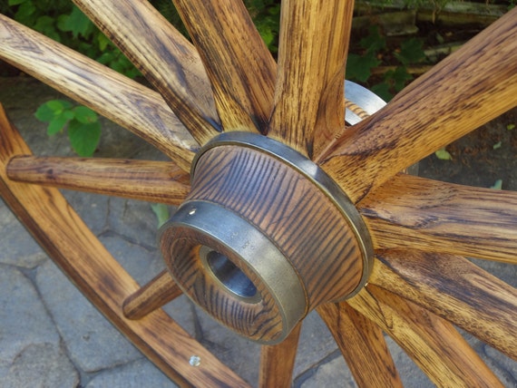 Our Best Rustic Decorative Wagon Wheel Rock Solid Wood And Steel 36 Tall Two Inches Wide Built To Impress