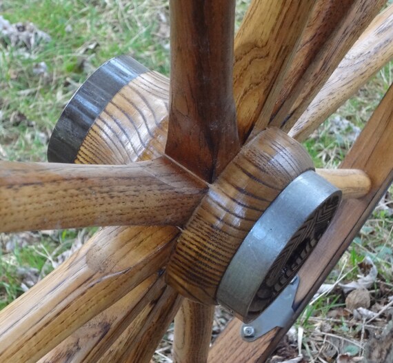 Wagon Wheels for Sale 42 Tall. Hardwood and Steel. Etsy
