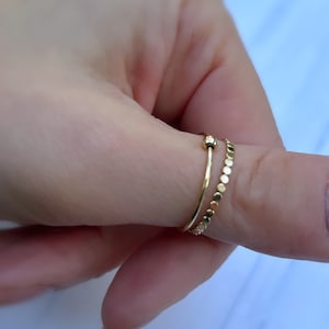 Spinner ring, anxiety ring, fidget ring, skinny spinner ring, thumb ring, meditation ring, worry ring, stacking ring