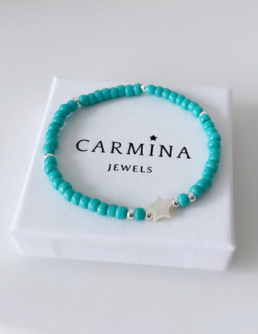 Carmina Woven Bracelets  Blue bracelet, Crystal beads, Bracelets