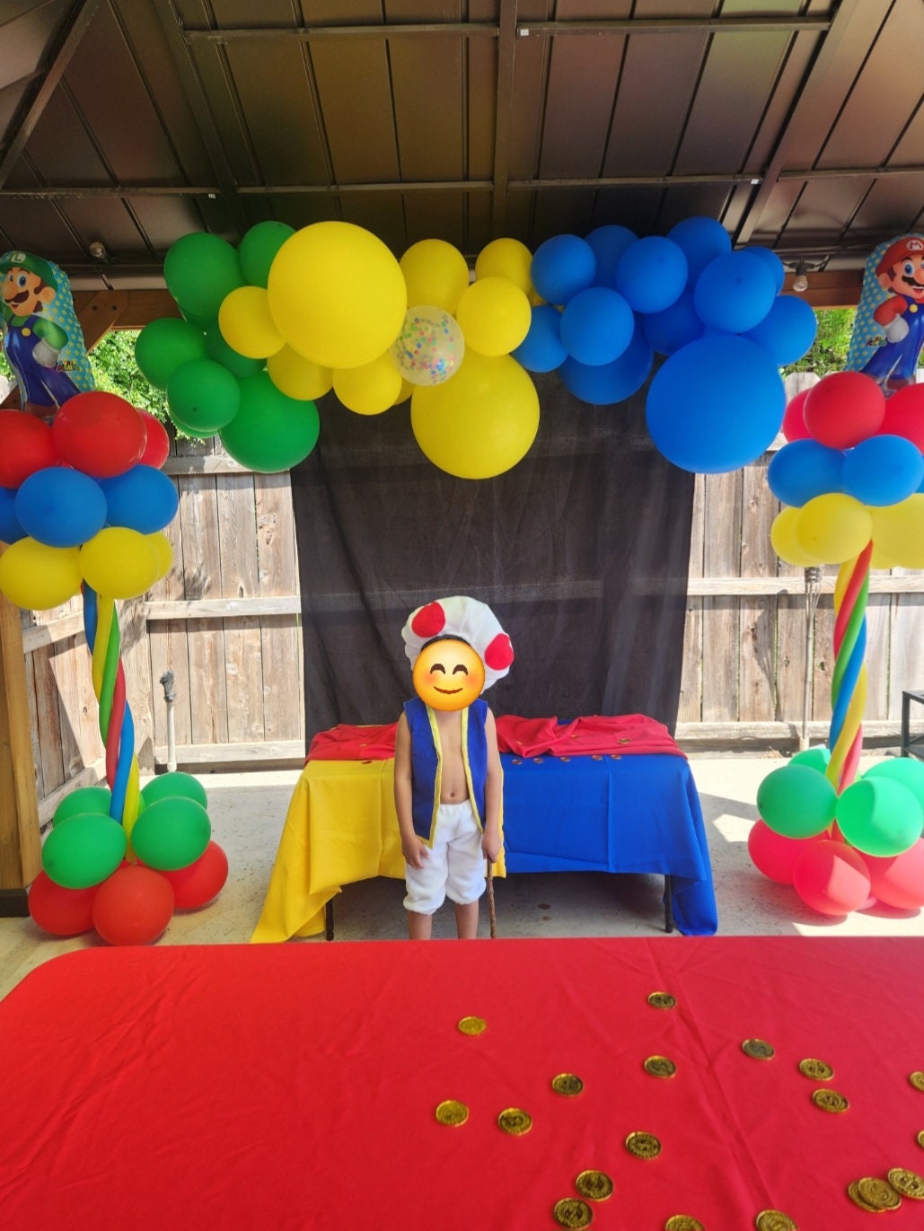 Toadstool inspired costume