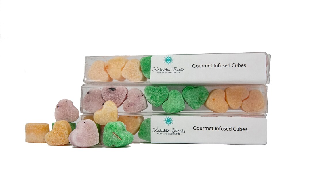 Large Tube Flavored Sugar Cubes Etsy