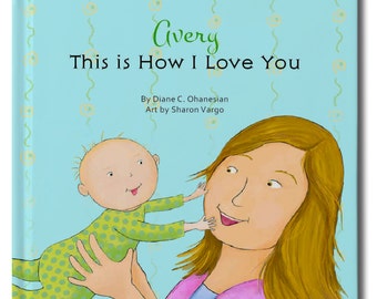 This is how I love you book - Personalized book - Birthday gift for kids. Kids Name personalized childrens Book. Baby shower book