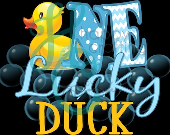 Digital design - Anka födelsedag PNG - Sublimering - Clipart - Anka första födelsedag - Gummianka födelsedag - Anka födelsedag - ETT lyckosamt ankapaket