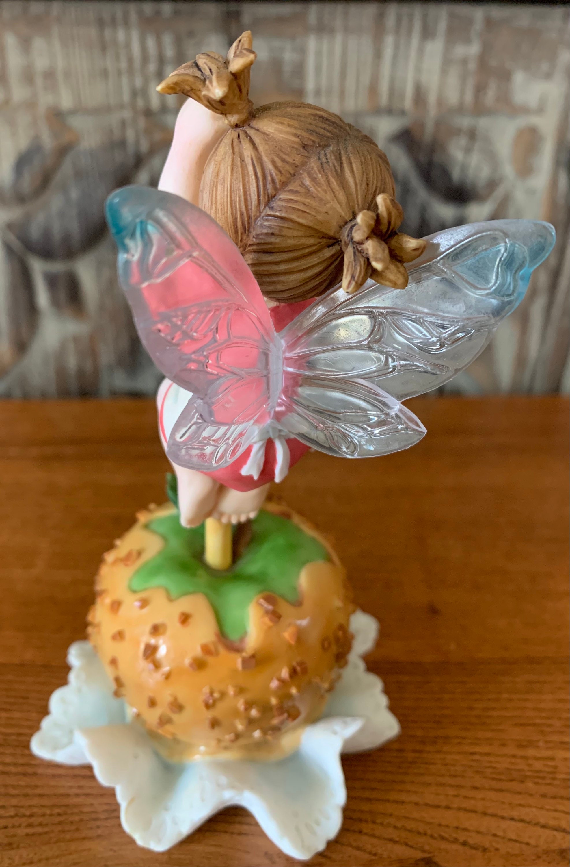 Vintage Enesco Little Kitchen Fairies - Caramel Apple Fairie