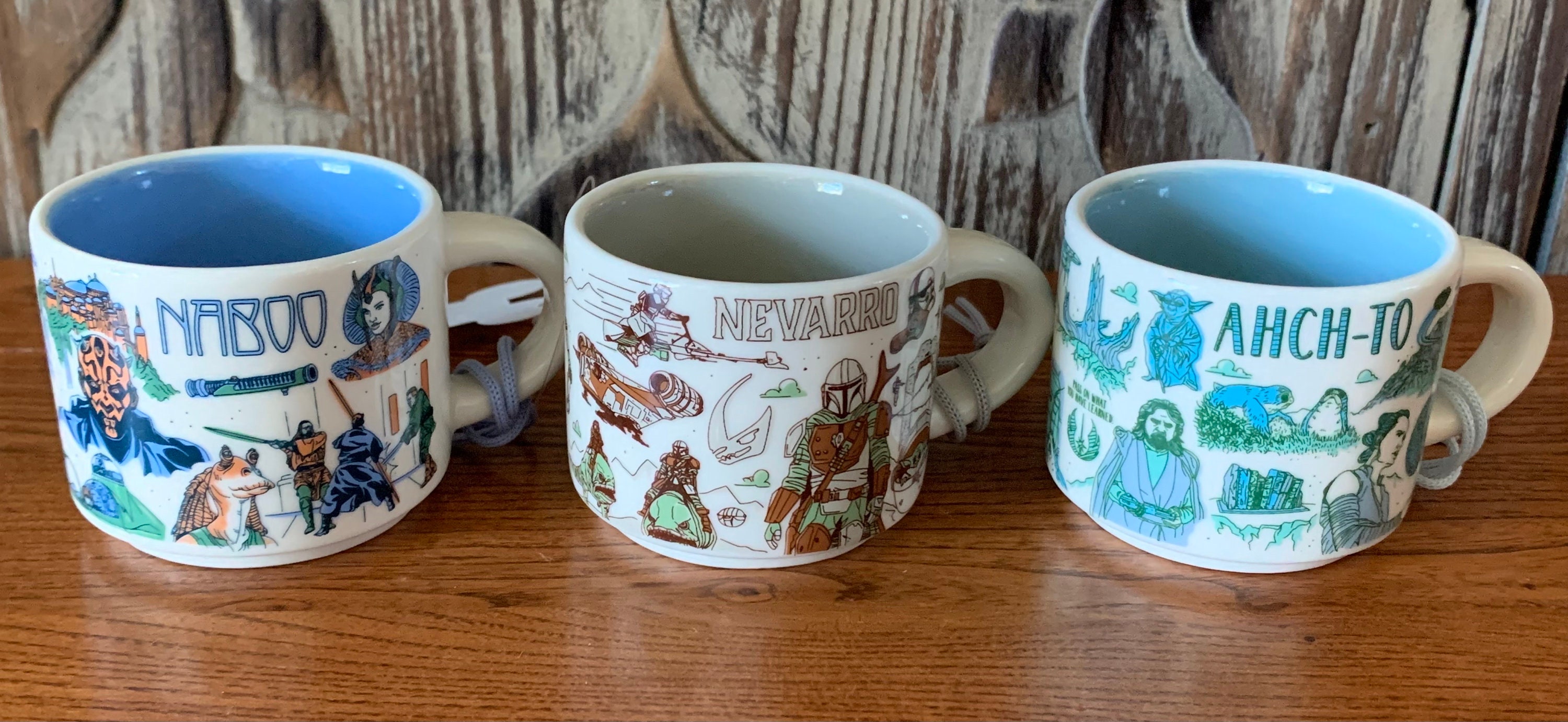 New 'Star Wars' Naboo, Ahch-To, and Nevarro Starbucks Mugs at