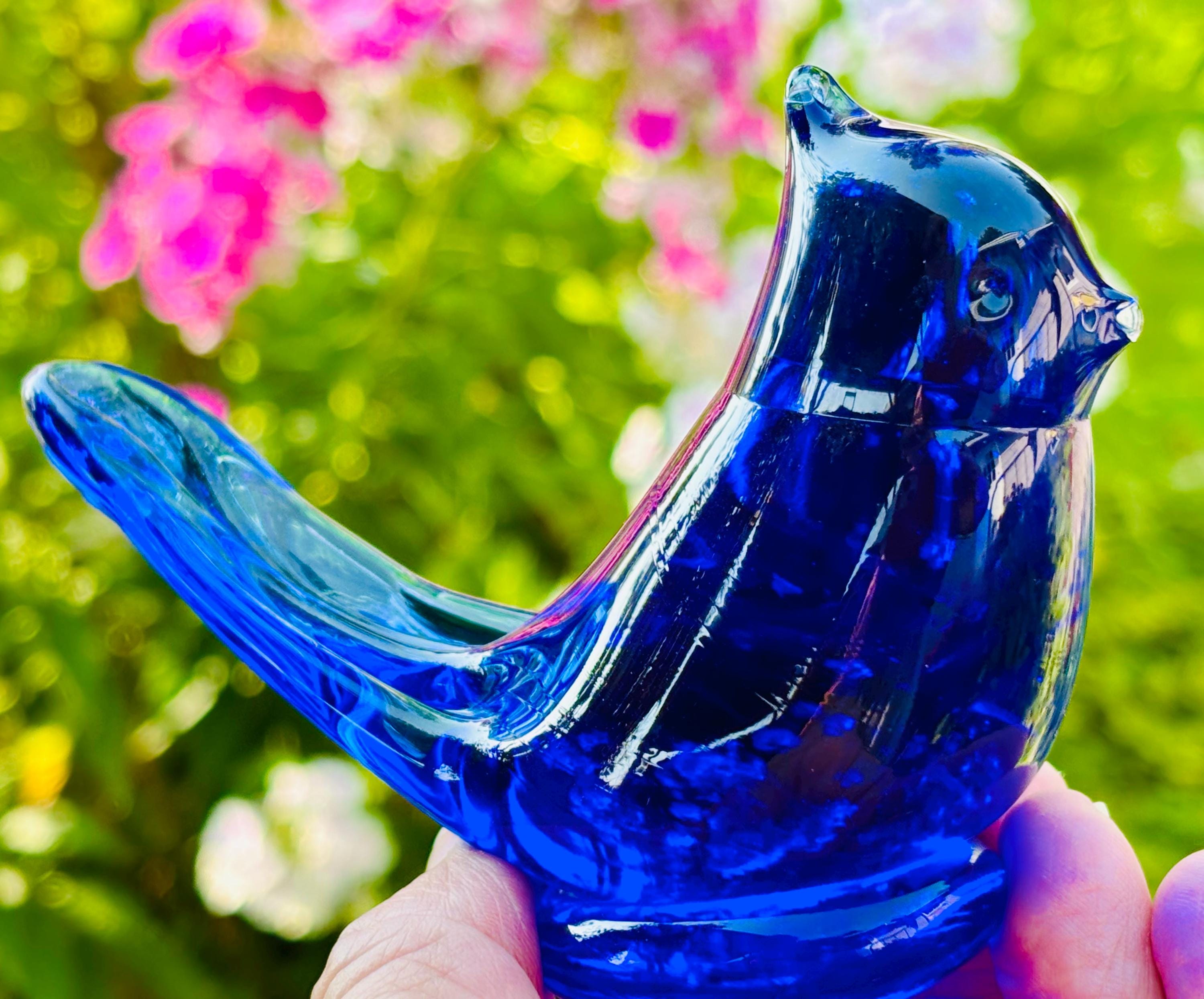 Fenton Blue Bird of Happiness - Etsy