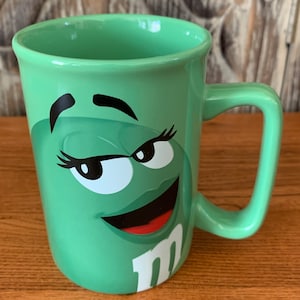 新しいスタイル Female Green M&ms Original Green, Ms Face Discontinued Mug, マグカップ・食器