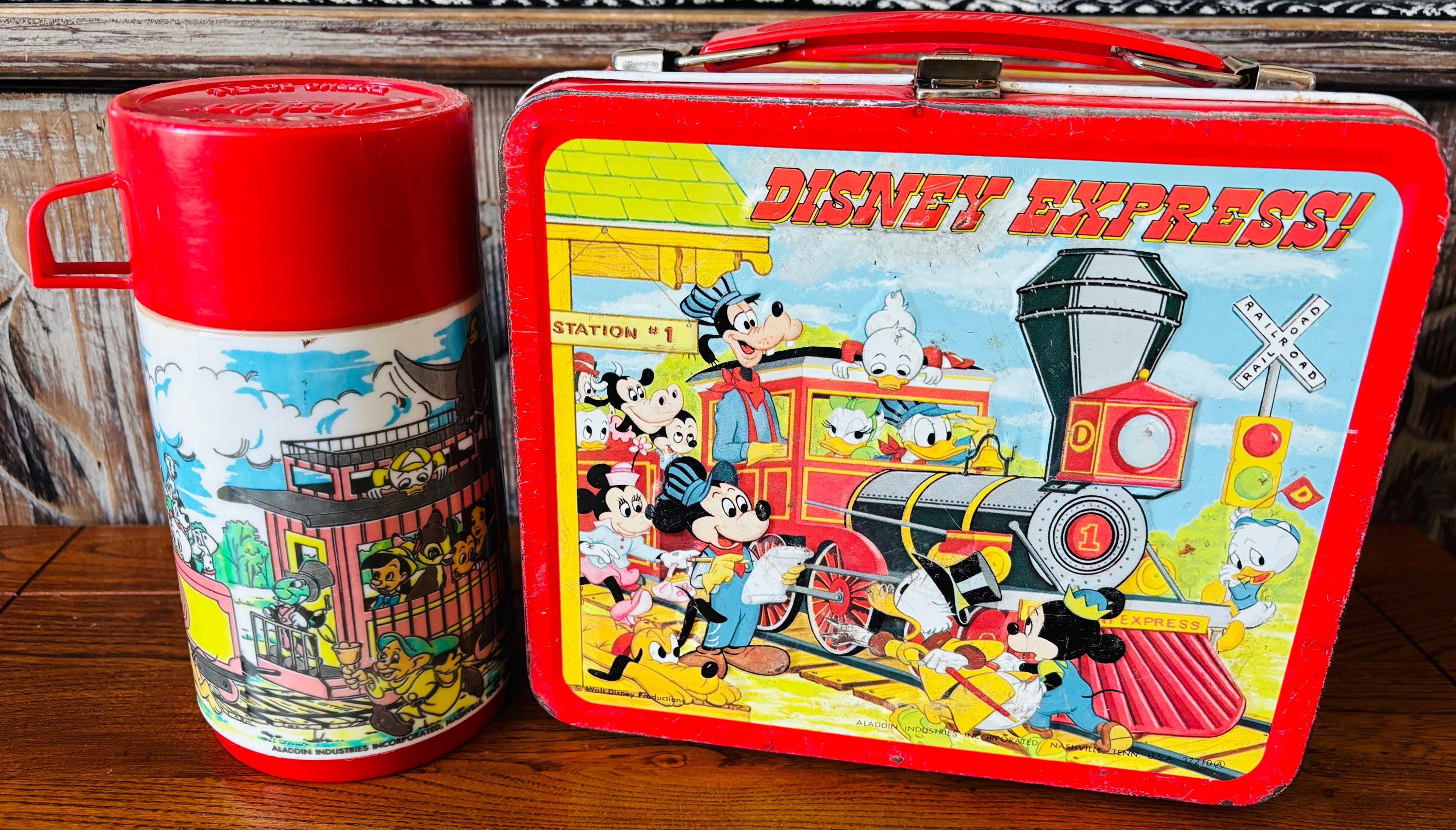 Vintage Disney Express Metal Lunch Box by Aladdin Industries With