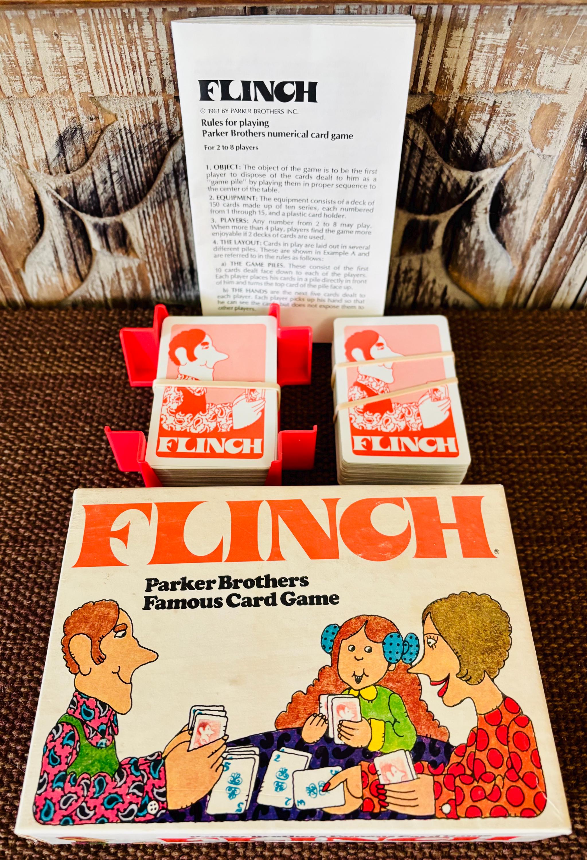 Vintage FLINCH Card Game - by Parker Brothers - 1976 - Etsy