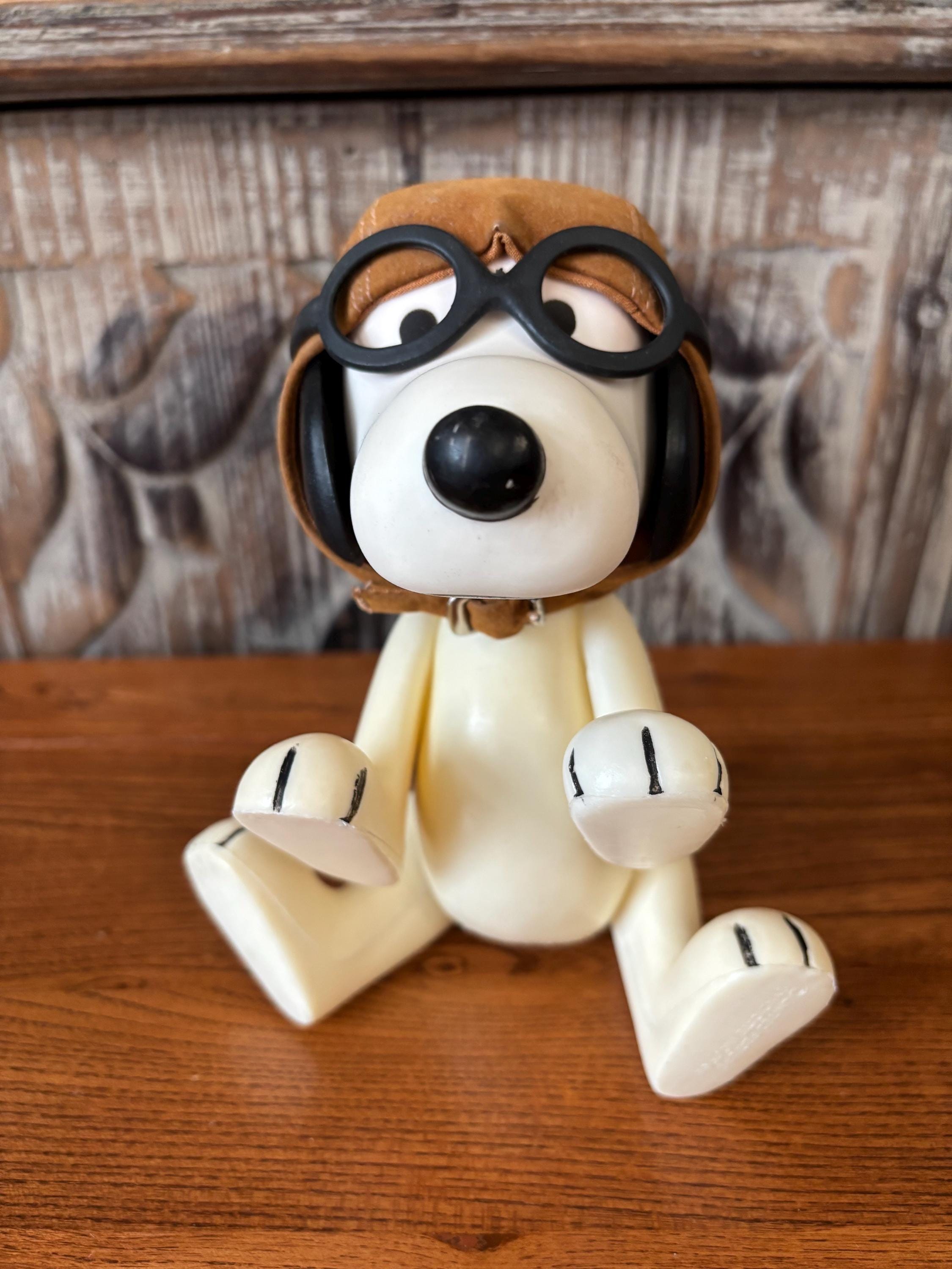 Vintage Snoopy Peanuts Flying Ace Red Baron/aviator Toy