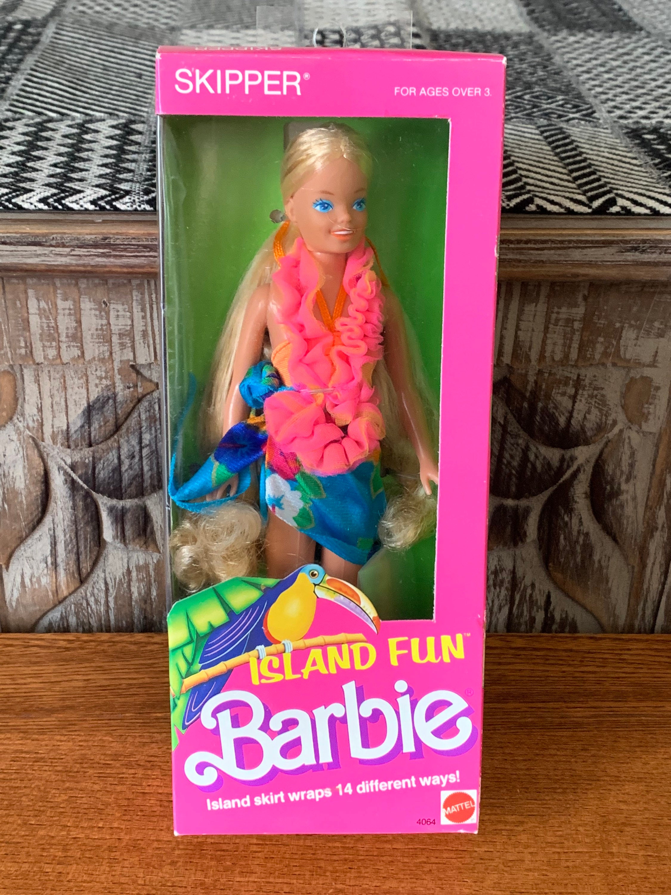 Vintage Mattel Skipper Island Fun Barbie Doll #4064 NIB - Etsy