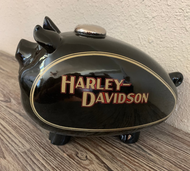 harley davidson piggy bank amazon