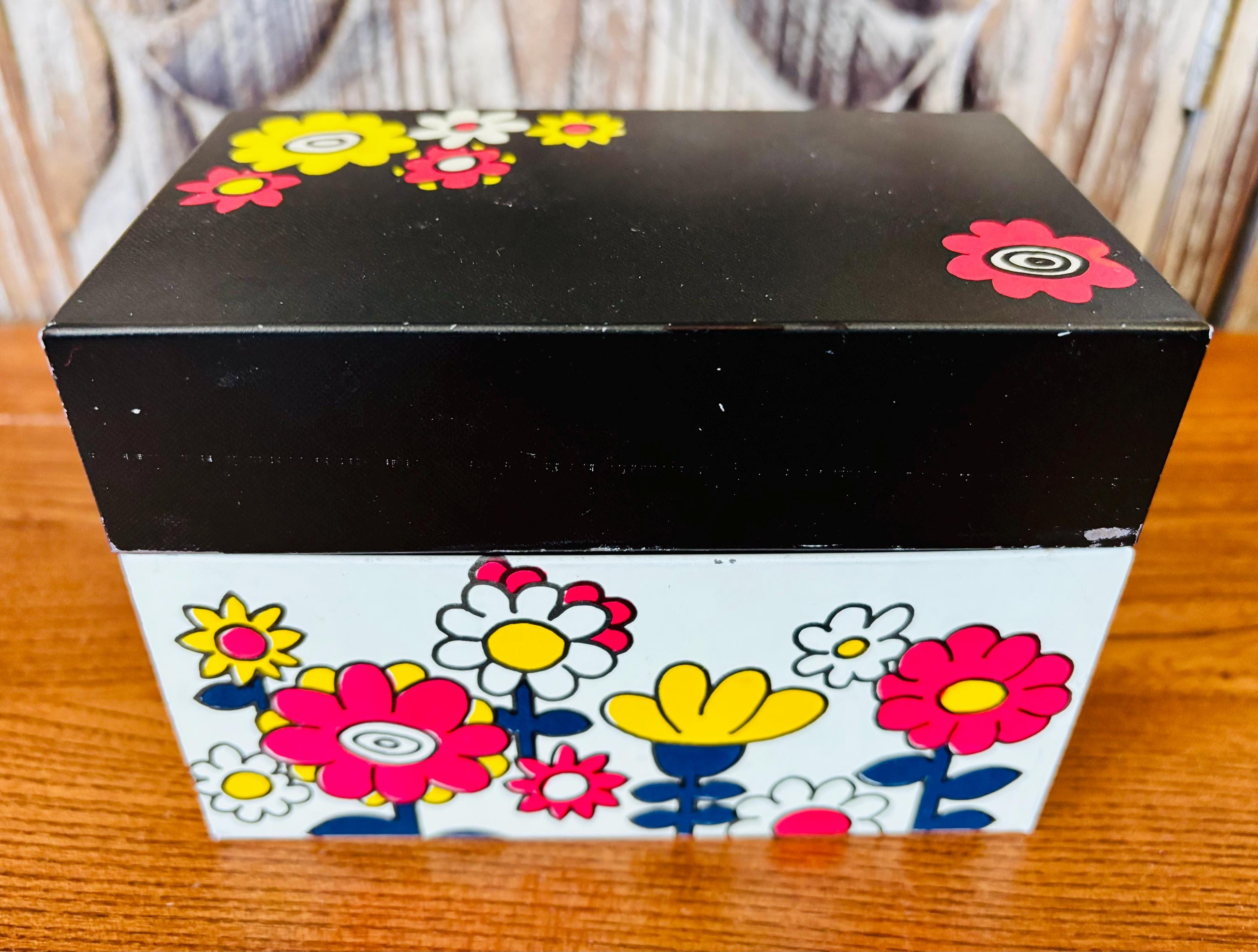 Vintage Metal Recipe Box Offering of Ohio Art, Hallmark and