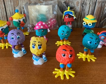 Vintage McDonald’s Funny Fry Friends Happy Meal Toys - 1989