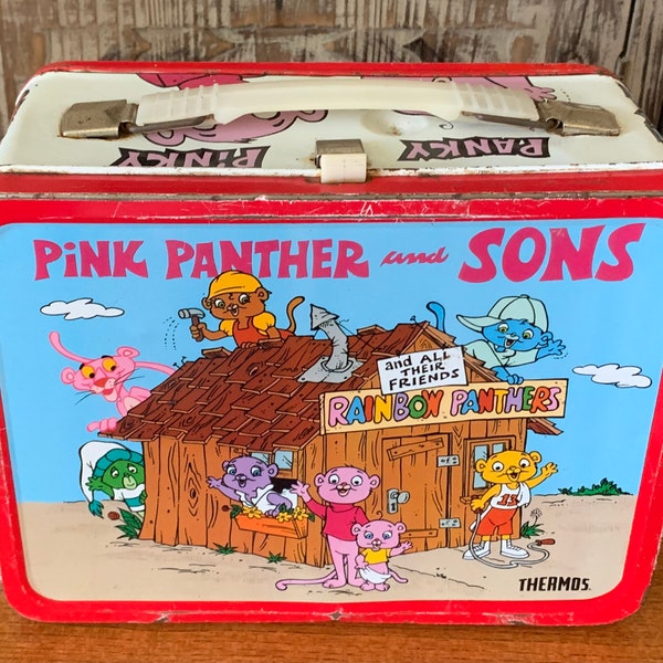 Pink Panther Lunch Box Etsy