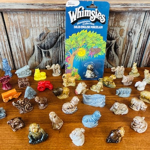Vintage Wade Whimsies - Red Rose Tea - Animals Promotion - England