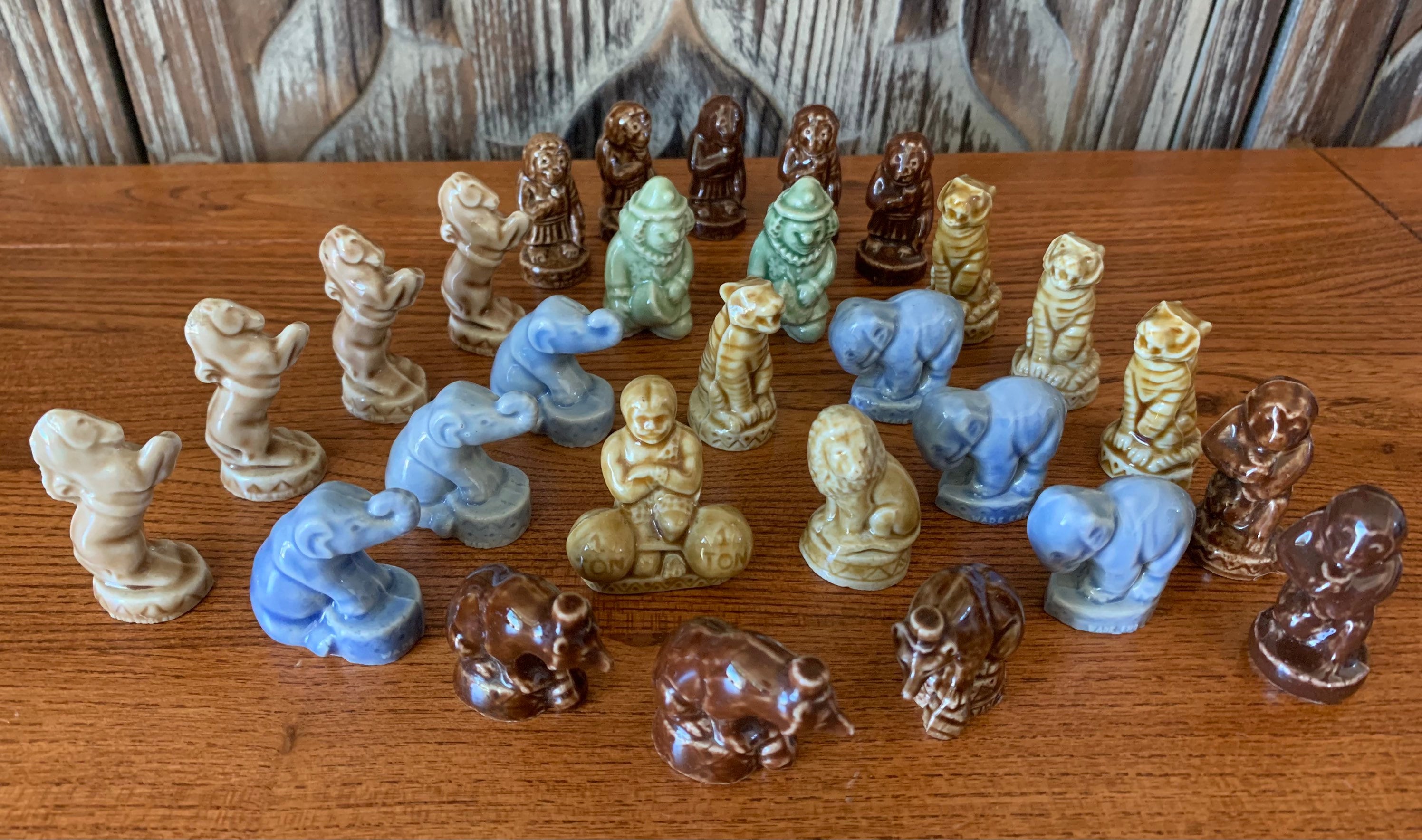 Vintage Wade Whimsies “circus” Themed Miniature Animal/figurines