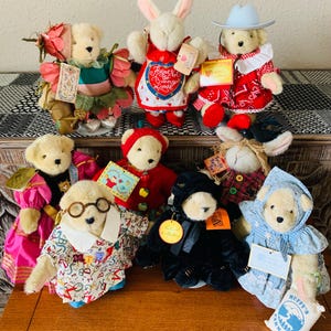 NORTH AMERICAN BEAR Muffy Vanderbear 3体 Muffy Vander Bear & Hoppy Vander Hare Lot (9) | Mercari ぬいぐるみ