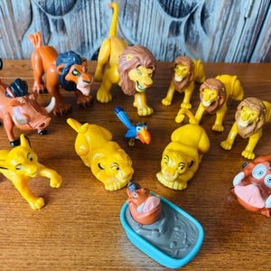 Vintage The Lion King Offering of Collectable Disney Burger-King Toys