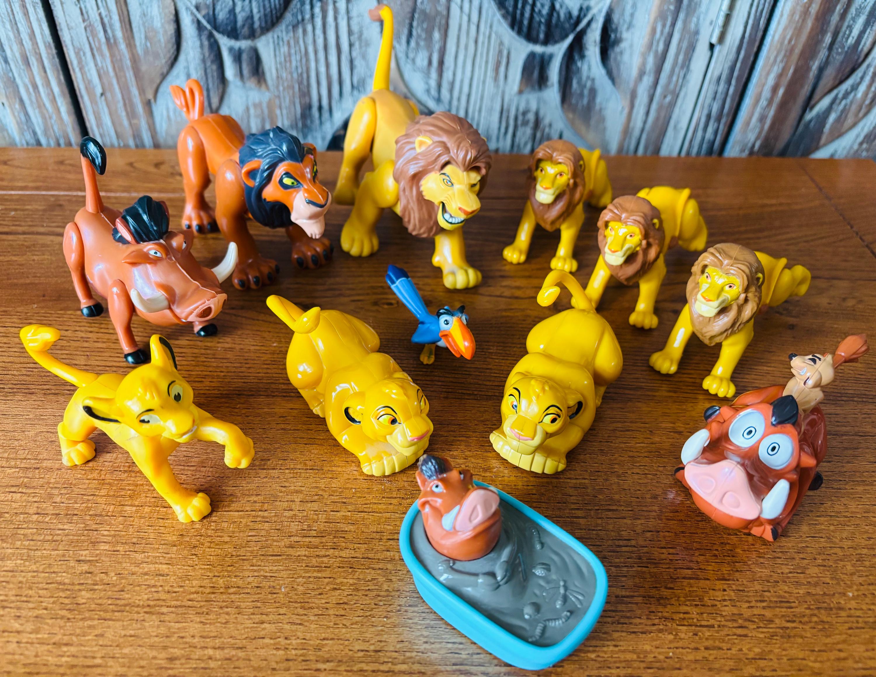 Vintage The Lion King Offering of Collectable Disney Burger-King Toys
