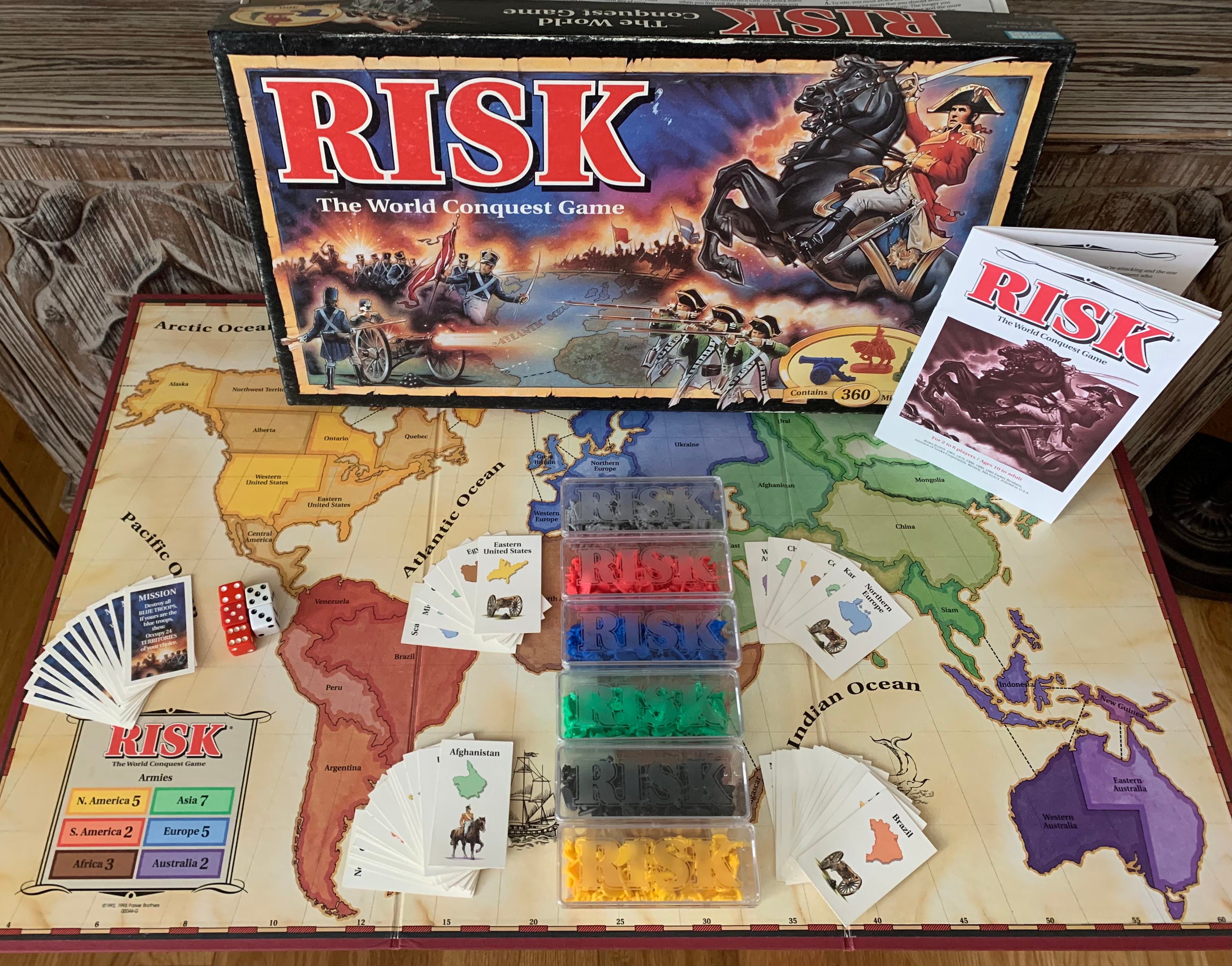 Vintage 1993 RISK World Conquest Board Game by Parker - Etsy