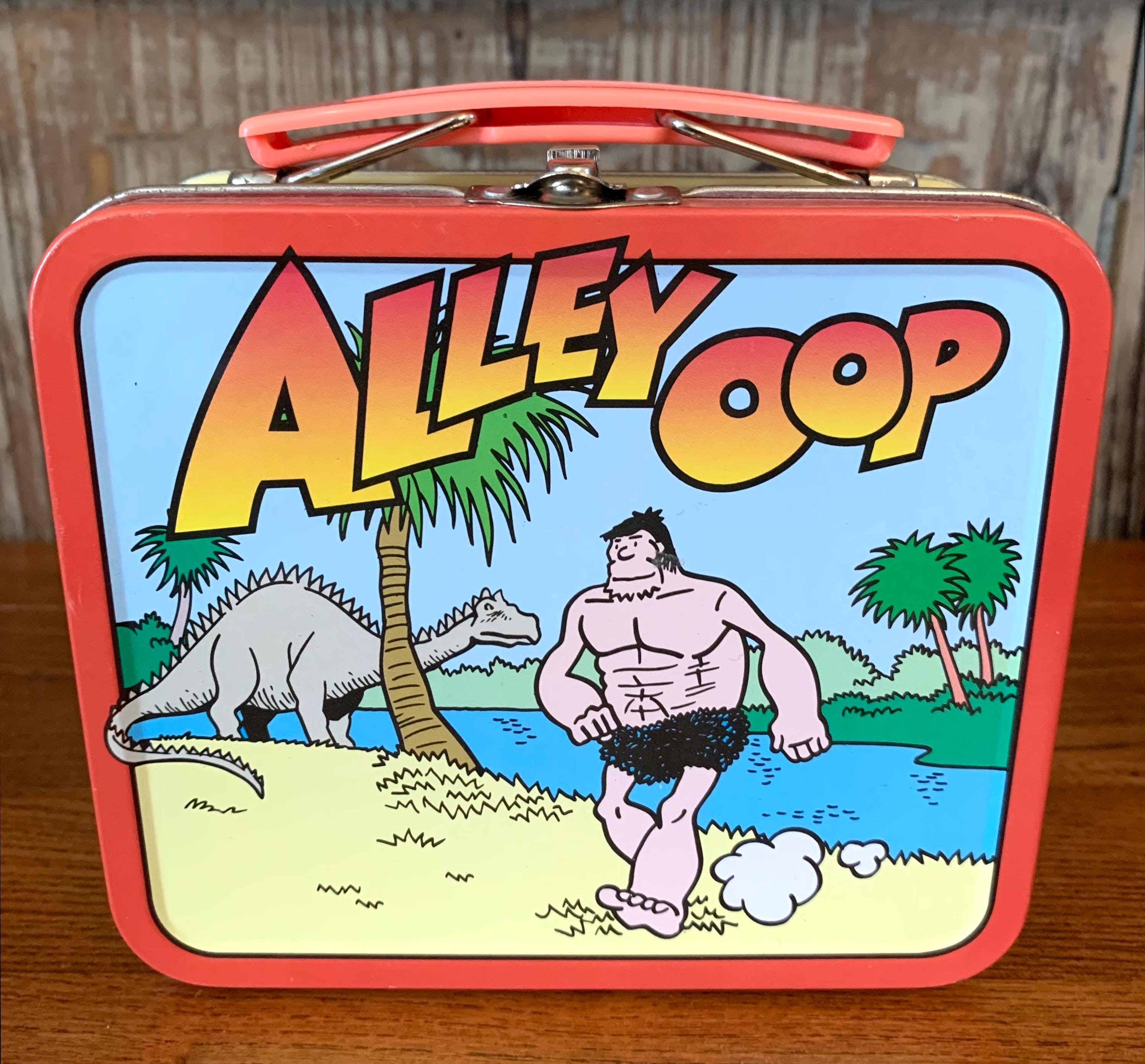Vintage Alley Oop Small Metal Lunch Box by Newspaper Enterprise