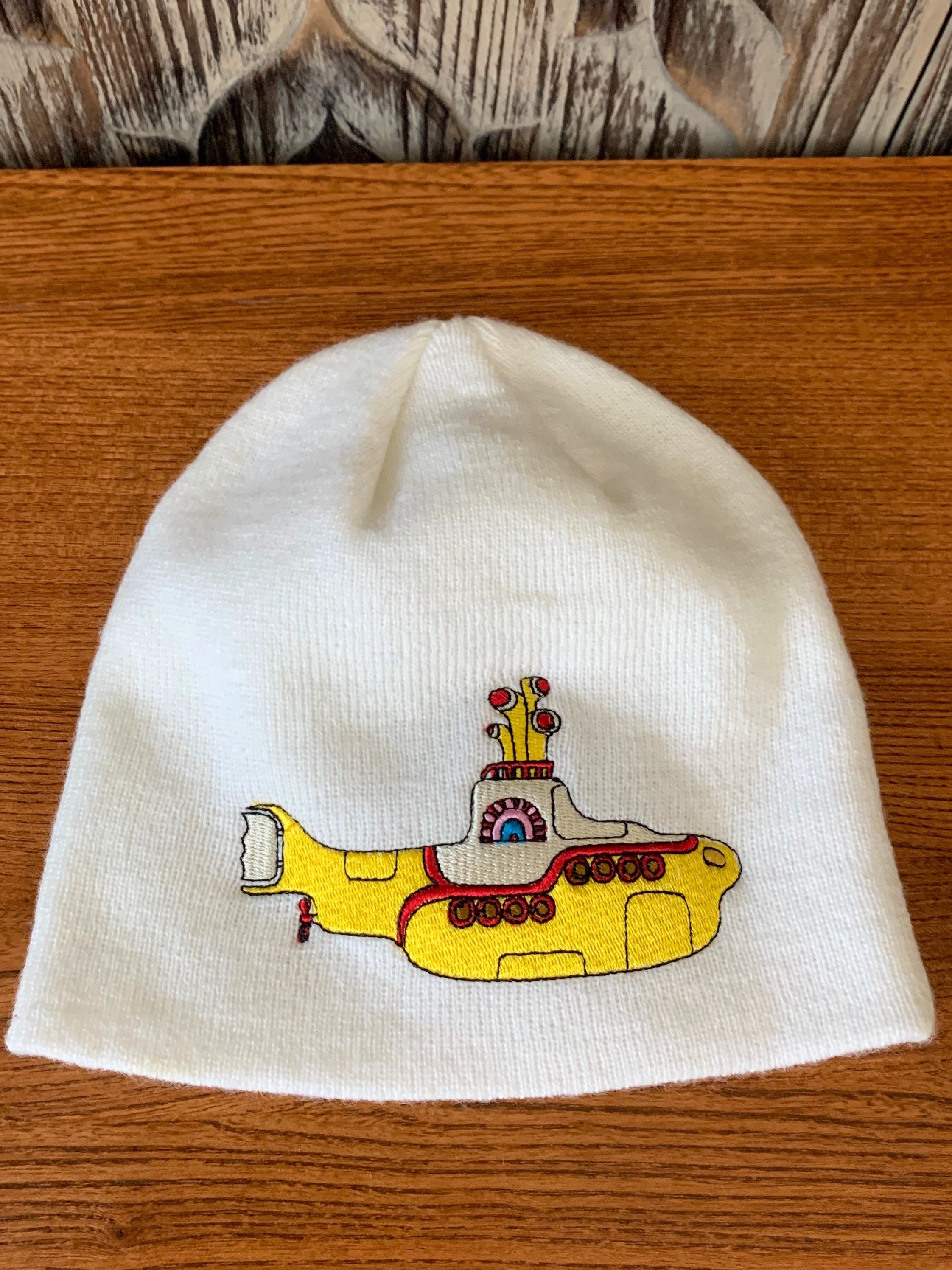 Vintage Beatles Embroidered yellow 