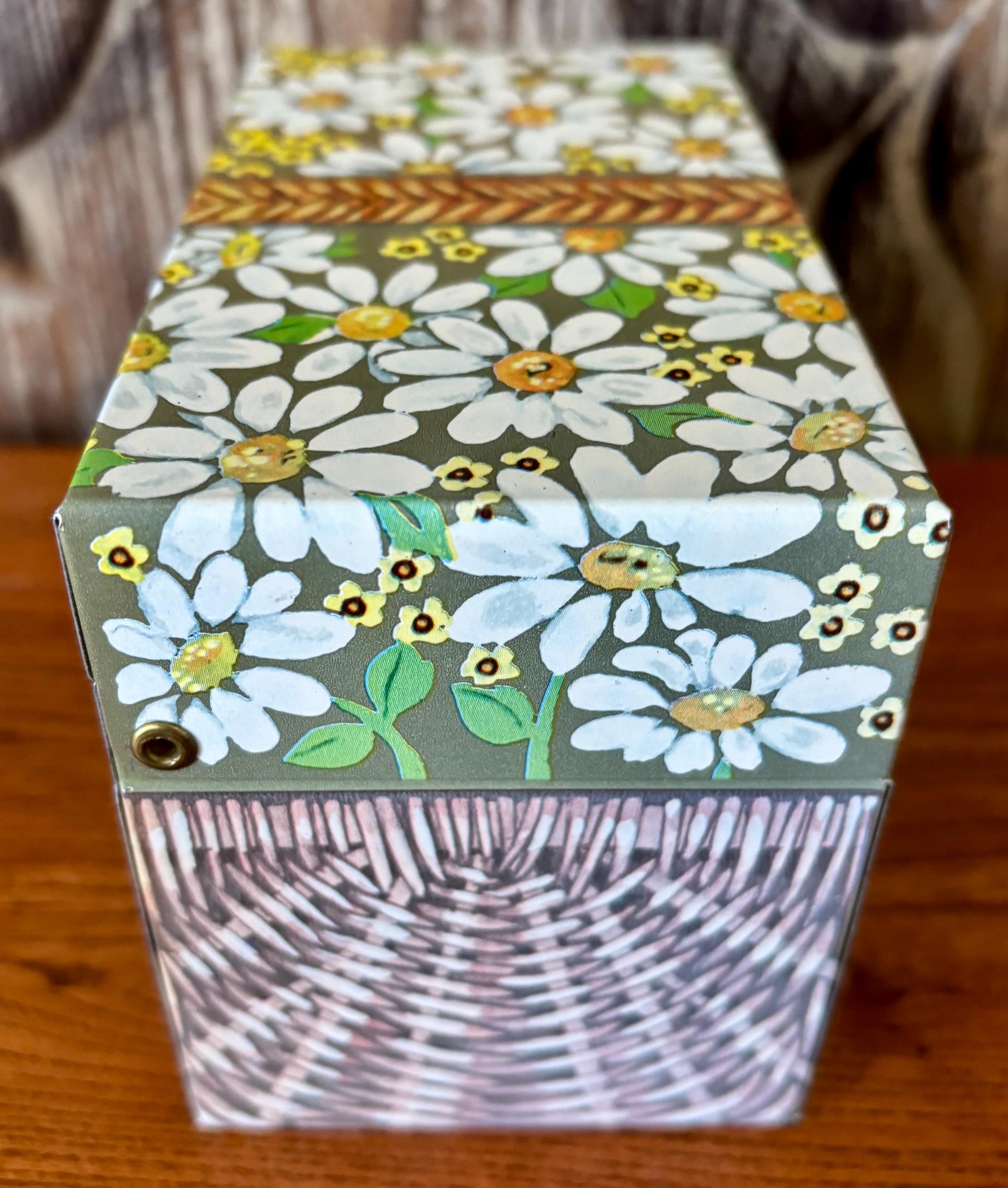 Vintage Metal Recipe Box Offering of Ohio Art, Hallmark and