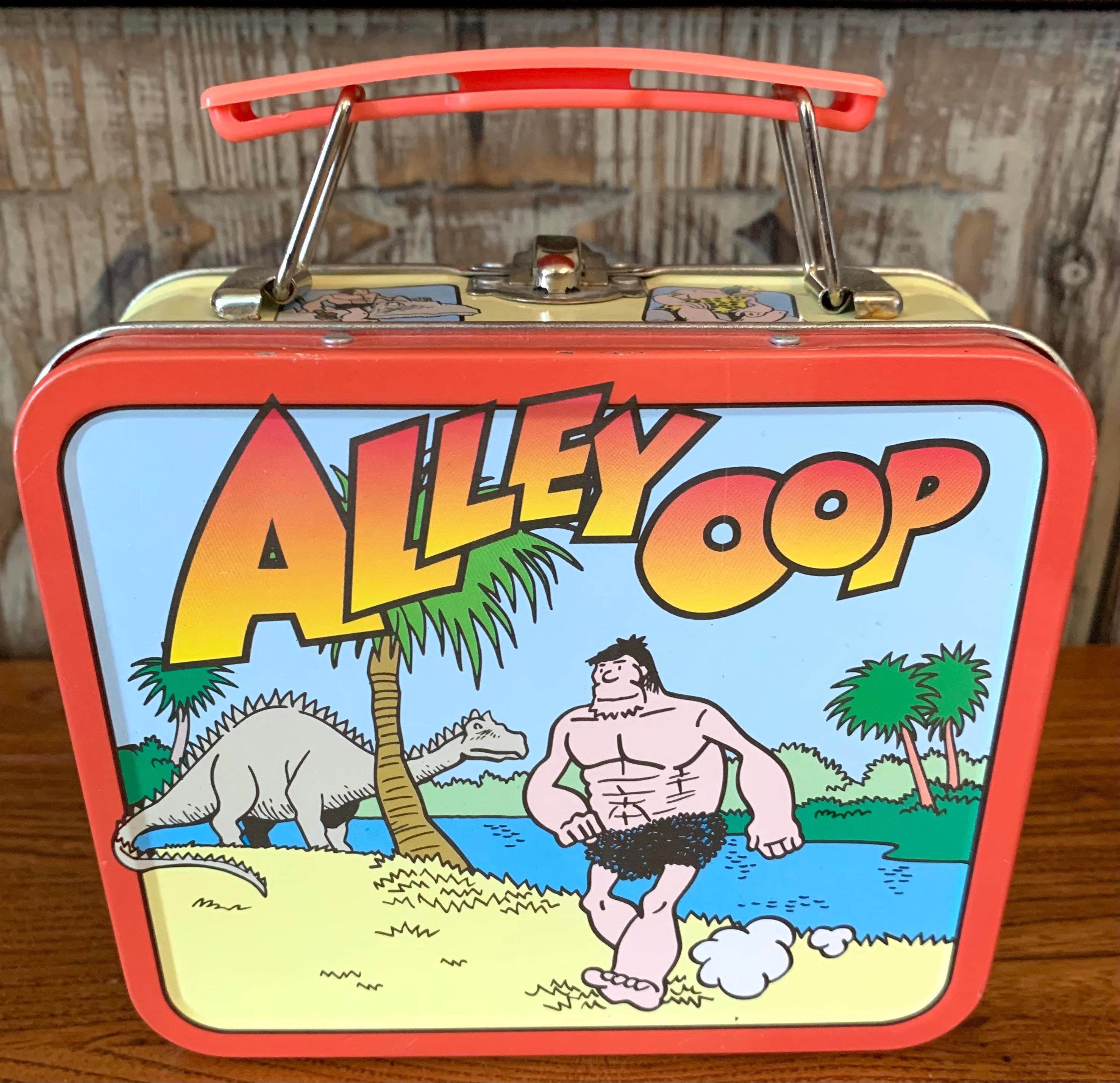 Vintage Alley Oop Small Metal Lunch Box by Newspaper Enterprise