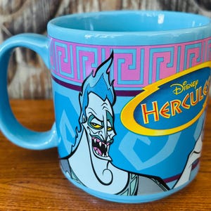 Vintage Disney Hercules Zeus/Hades Greek Mythology Ceramic Coffee Mug