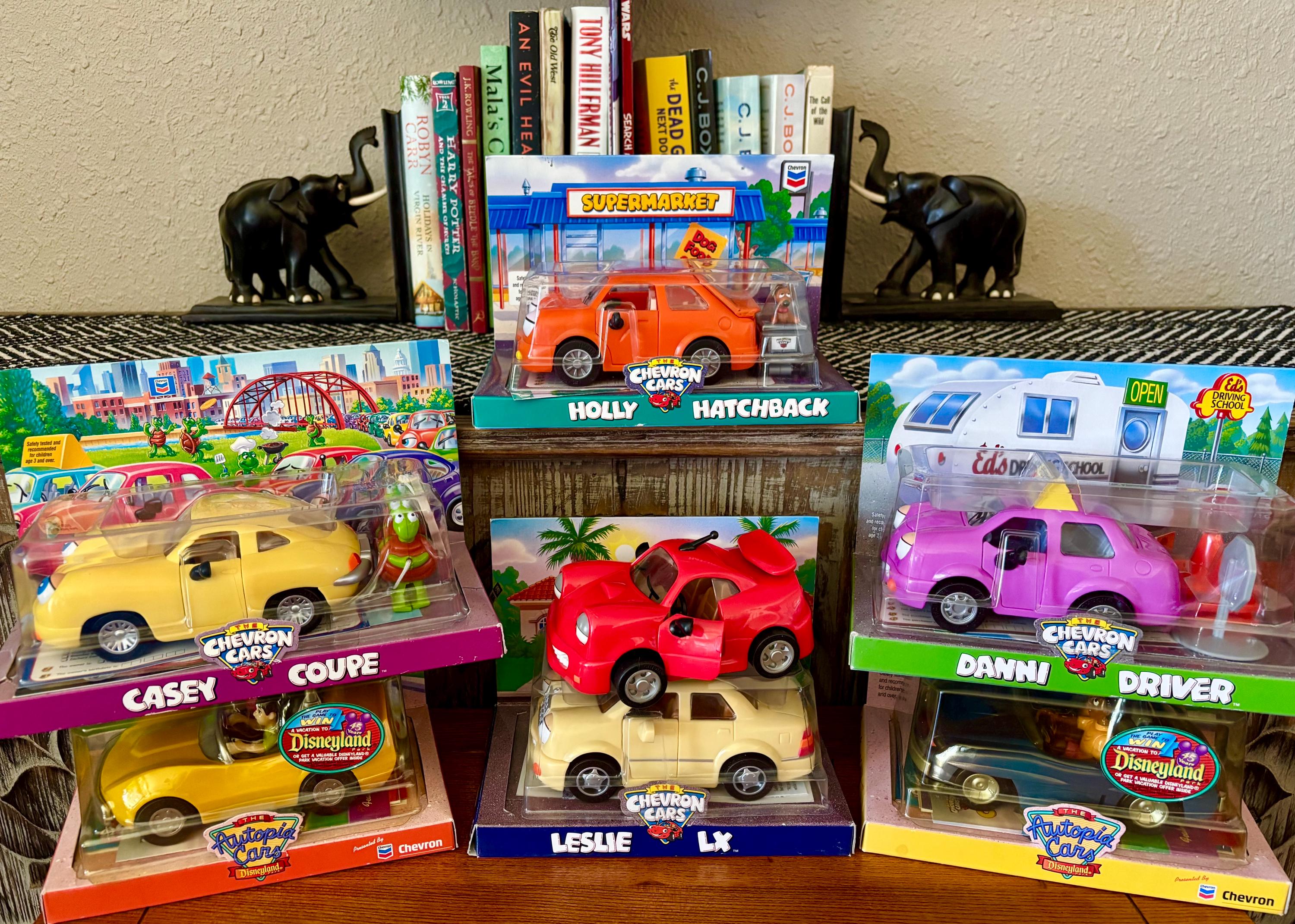 Vintage Chevron Collectable Car Offering of Danni Driver/leslie Lx