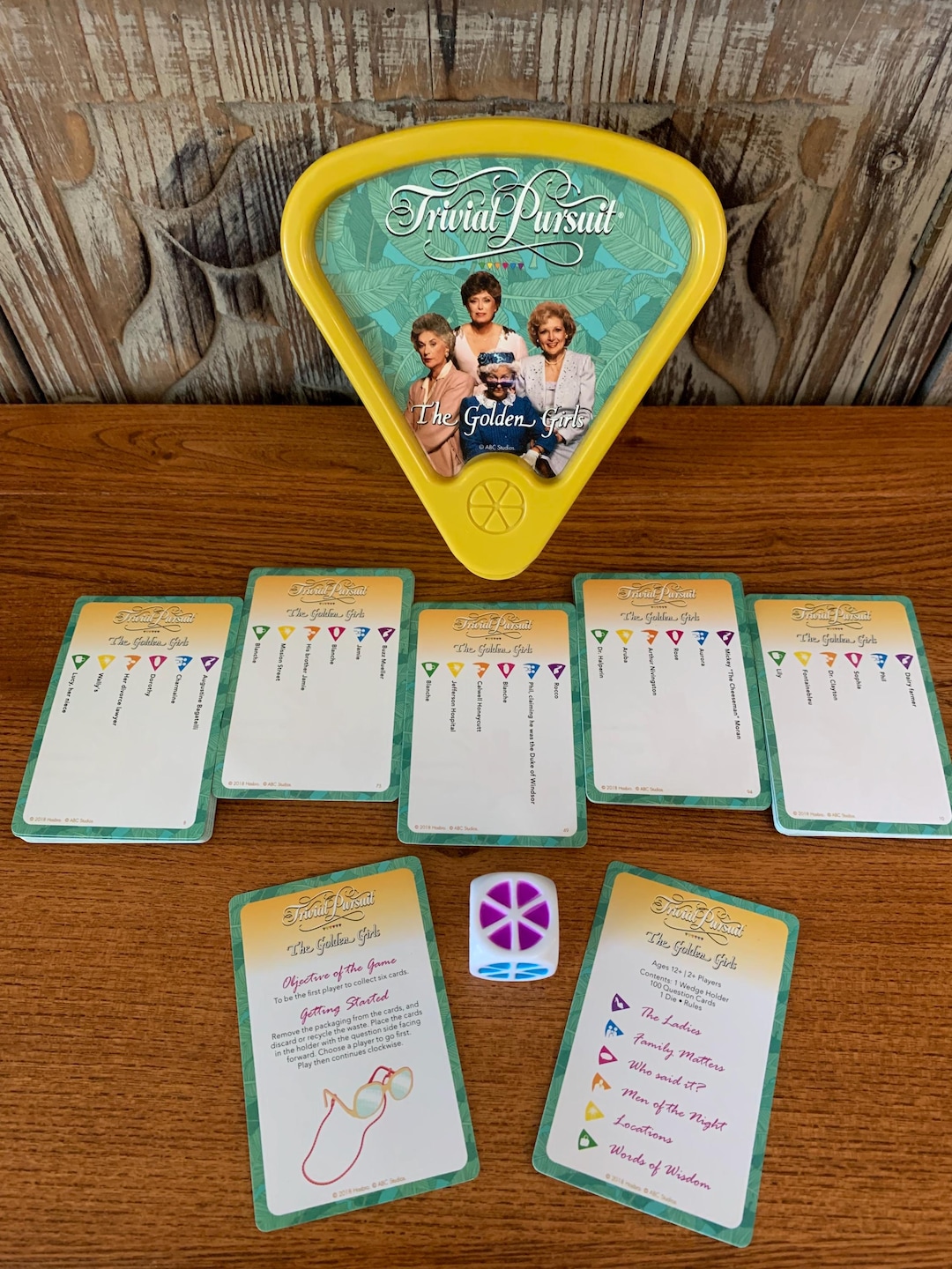 Vintage Trivial Pursuit the Golden Girls Card Game by Hasbro - Etsy