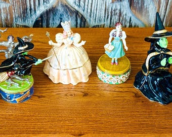 Vintage Wizard of Oz Offering of Department 56 Bejeweled Trinket