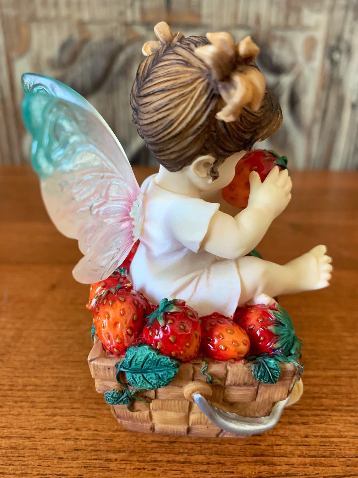 Vintage Enesco Little Kitchen Fairies Little Berry Fairie Etsy