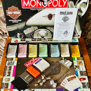 Harley Davidson Monopoly Game - Etsy