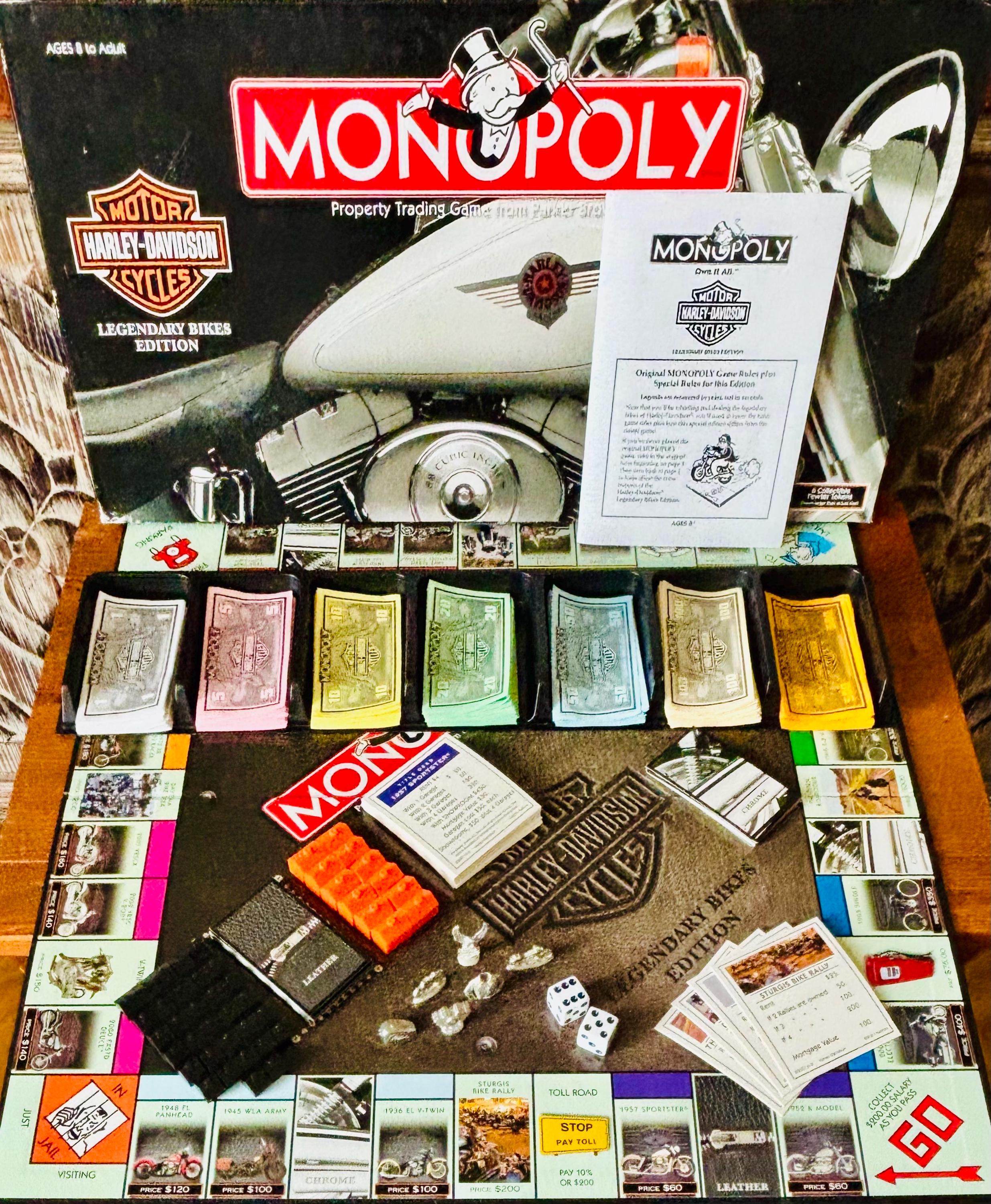 Harley Davidson Monopoly Game - Etsy