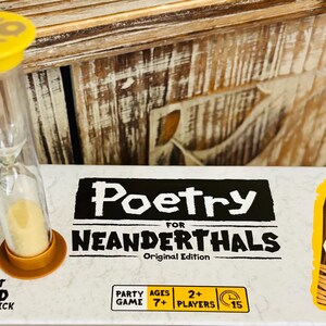 Poetry for Neanderthals Board Game with Inflatable Bat by Exploding Kittens bild 2