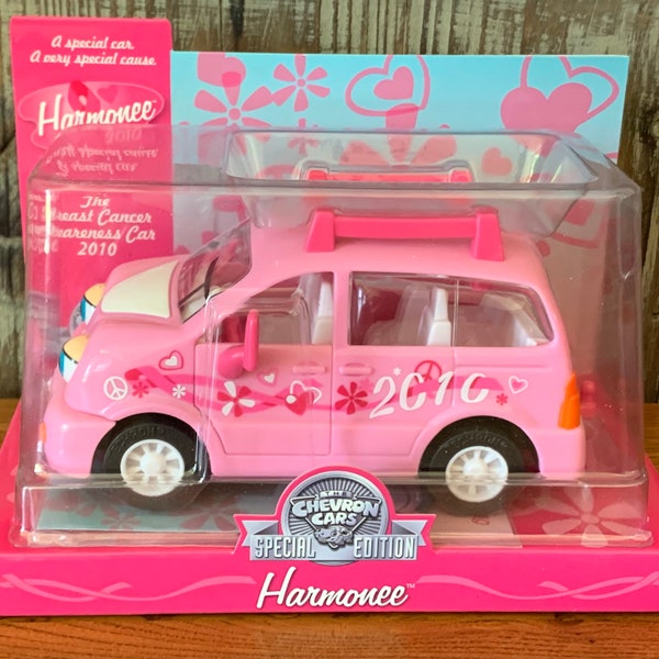 Chevron Cars Harmonee Special Edition Breast Cancer Awareness Collectable Toy Car 2010