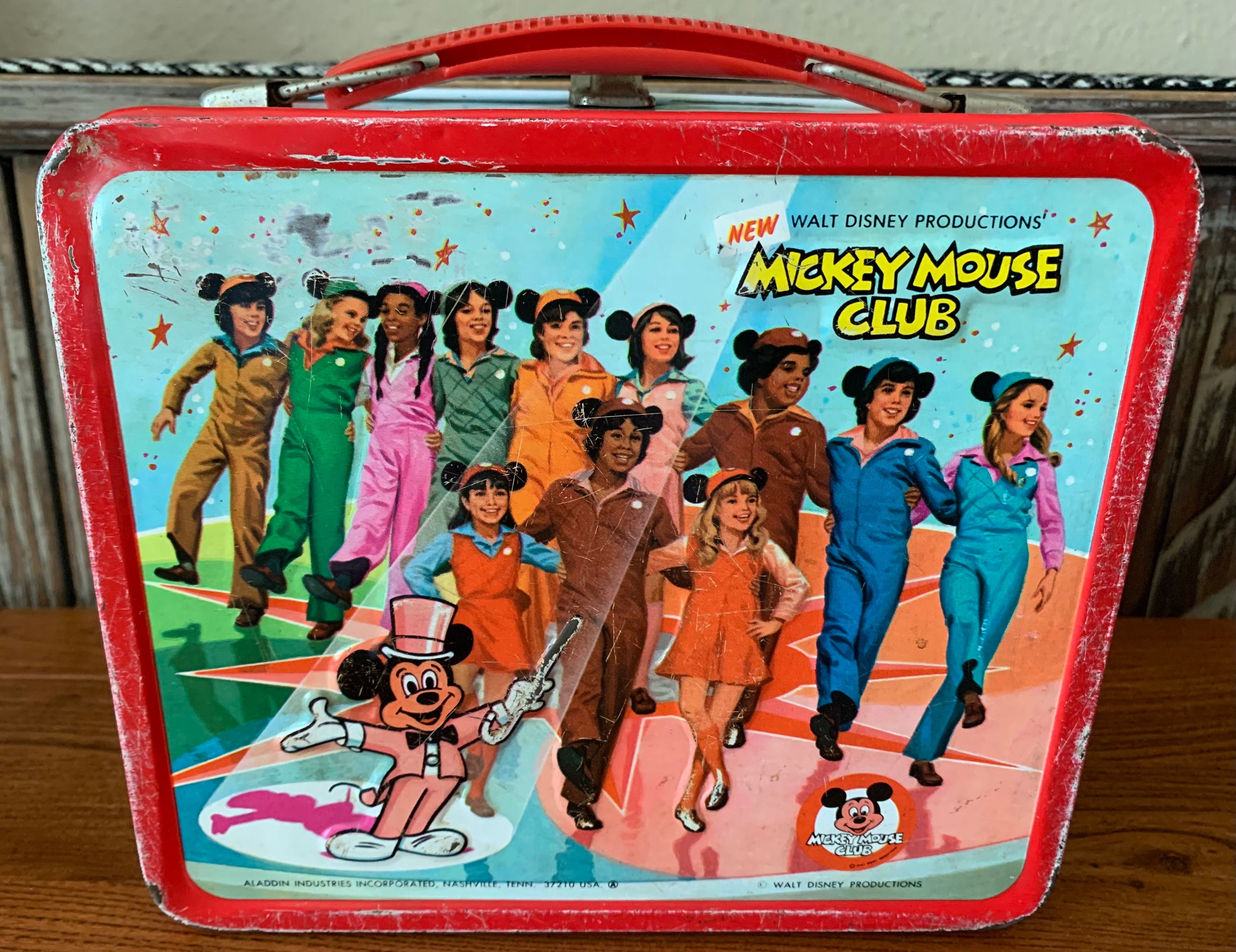 Vintage Mickey Mouse Club Metal Lunch Box With Thermos - Etsy