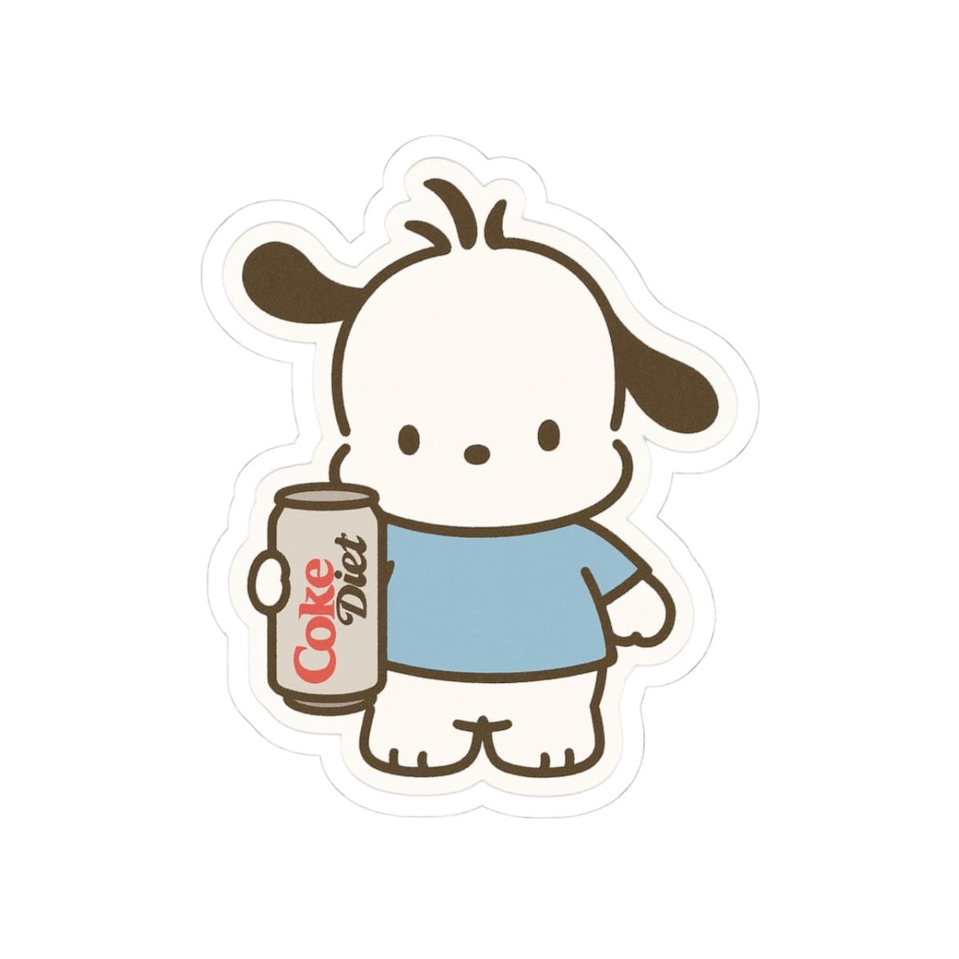 Pocachoo Diet Coke Sticker - Etsy