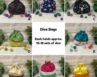 Assorted Dice Bags